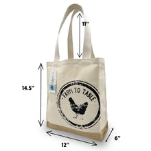 Load image into Gallery viewer, Farmers Market Tote - Farm to Table