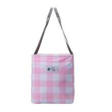 Load image into Gallery viewer, Pink Buffalo Check Utility Tote
