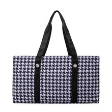 Load image into Gallery viewer, Houndstooth Utility Tote
