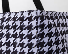 Load image into Gallery viewer, Houndstooth Utility Tote
