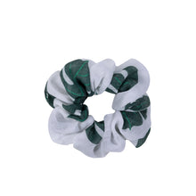 Load image into Gallery viewer, Southern Cotton Jumbo Hair Scrunchie in Monstera Leaves
