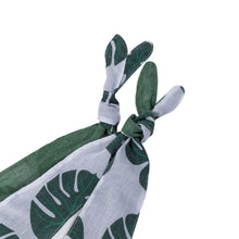 Load image into Gallery viewer, Southern Cotton Tie Knot Tote in Monstera Leaves
