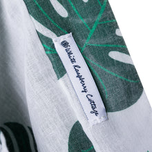 Load image into Gallery viewer, Southern Cotton Hammock Tote in Monstera Leaves
