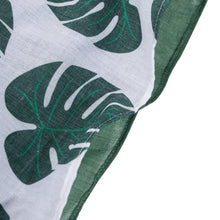 Load image into Gallery viewer, Southern Cotton Hammock Tote in Monstera Leaves
