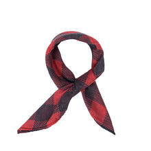 Load image into Gallery viewer, Southern Cotton Hair Scarf in Red Buffalo Check
