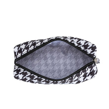 Load image into Gallery viewer, Charlotte Cosmetic Case in Houndstooth
