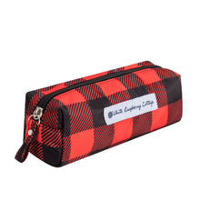 Load image into Gallery viewer, Charlotte Cosmetic Case in Red Buffalo Check
