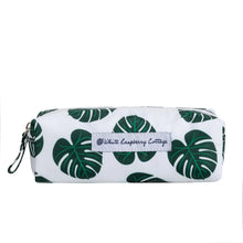 Load image into Gallery viewer, Charlotte Cosmetic Case in Monstera Leaves
