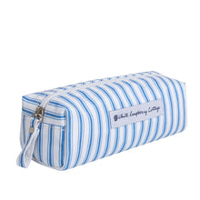 Load image into Gallery viewer, Charlotte Cosmetic Case in French Blue Ticking
