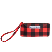 Load image into Gallery viewer, Willow Wristlet in Red Buffalo Check
