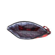 Load image into Gallery viewer, Caroline Clutch in Red Buffalo Check
