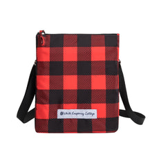 Load image into Gallery viewer, Callie Crossbody in Red Buffalo Check
