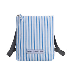 Load image into Gallery viewer, Callie Crossbody in French Blue Ticking
