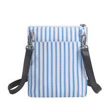 Load image into Gallery viewer, Callie Crossbody in French Blue Ticking
