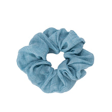 Load image into Gallery viewer, Southern Cotton Jumbo Hair Scrunchie in Sky Blue
