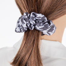 Load image into Gallery viewer, Southern Cotton Jumbo Hair Scrunchie in Houndstooth

