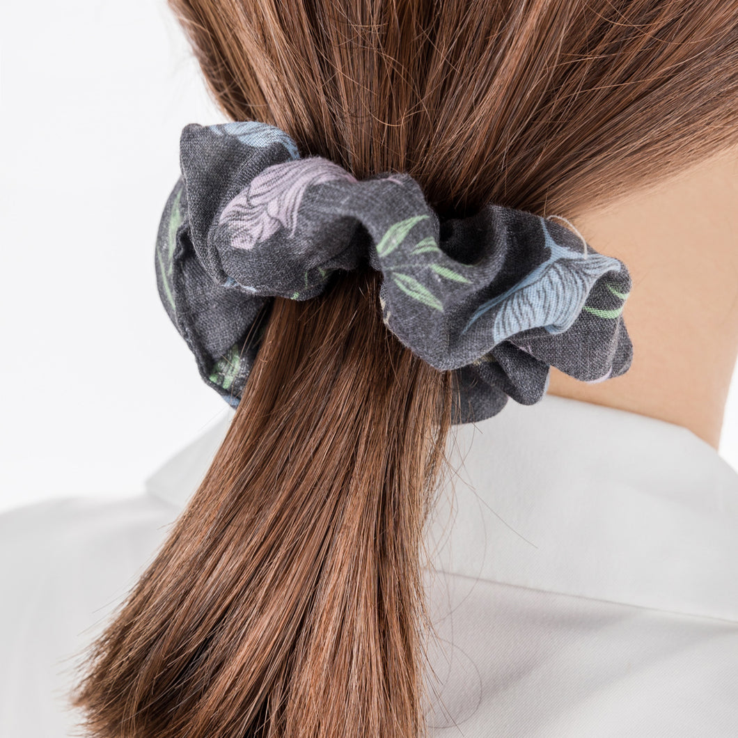 Southern Cotton Jumbo Hair Scrunchie in French Floral
