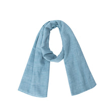 Load image into Gallery viewer, Southern Cotton Sarong Scarf in Sky Blue
