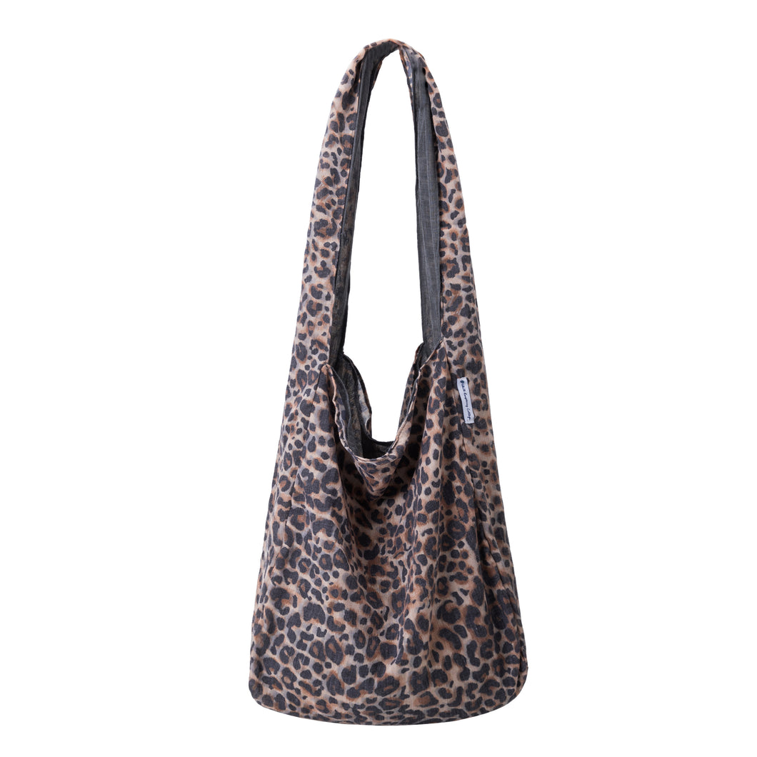 Southern Cotton Hammock Tote in Leopard