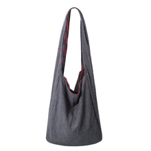 Load image into Gallery viewer, Southern Cotton Hammock Tote in Red Buffalo Check
