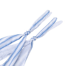 Load image into Gallery viewer, Southern Cotton Tie Knot Tote in French Blue Ticking
