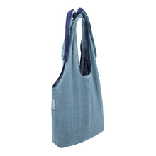 Load image into Gallery viewer, Southern Cotton Tie Knot Tote in Sky Blue
