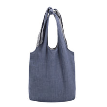 Load image into Gallery viewer, Southern Cotton Tie Knot Tote in Stone Gray
