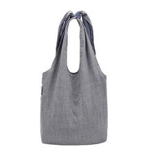 Load image into Gallery viewer, Southern Cotton Tie Knot Tote in Stone Gray

