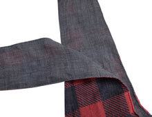 Load image into Gallery viewer, Southern Cotton Tie Knot Tote in Red Buffalo Check
