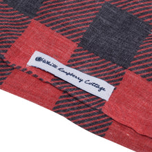 Load image into Gallery viewer, Southern Cotton Tie Knot Tote in Red Buffalo Check
