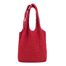 Load image into Gallery viewer, Southern Cotton Tie Knot Tote in Houndstooth
